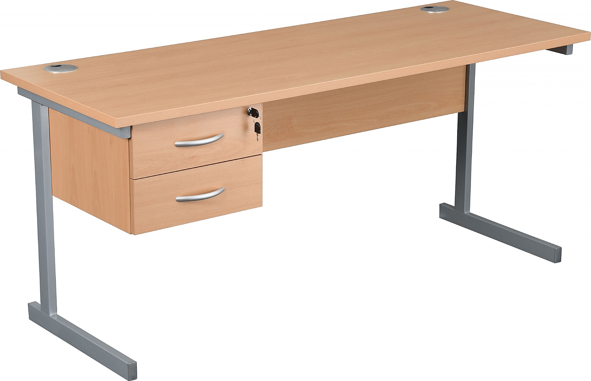 NEXT DAY Karbon K1 Compact Rectangular Cantilever Office Desks with