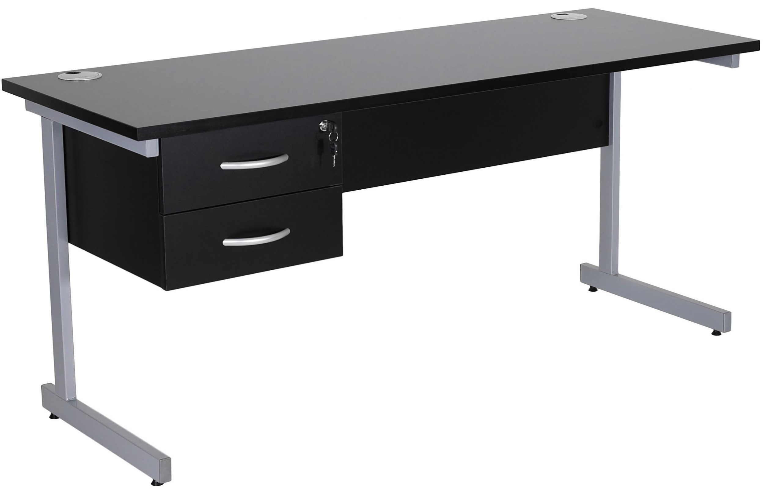 NEXT DAY Karbon K1 Compact Rectangular Cantilever Office Desks with