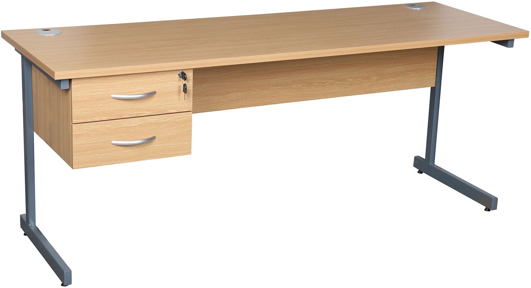 NEXT DAY Karbon K1 Compact Rectangular Cantilever Office Desks with