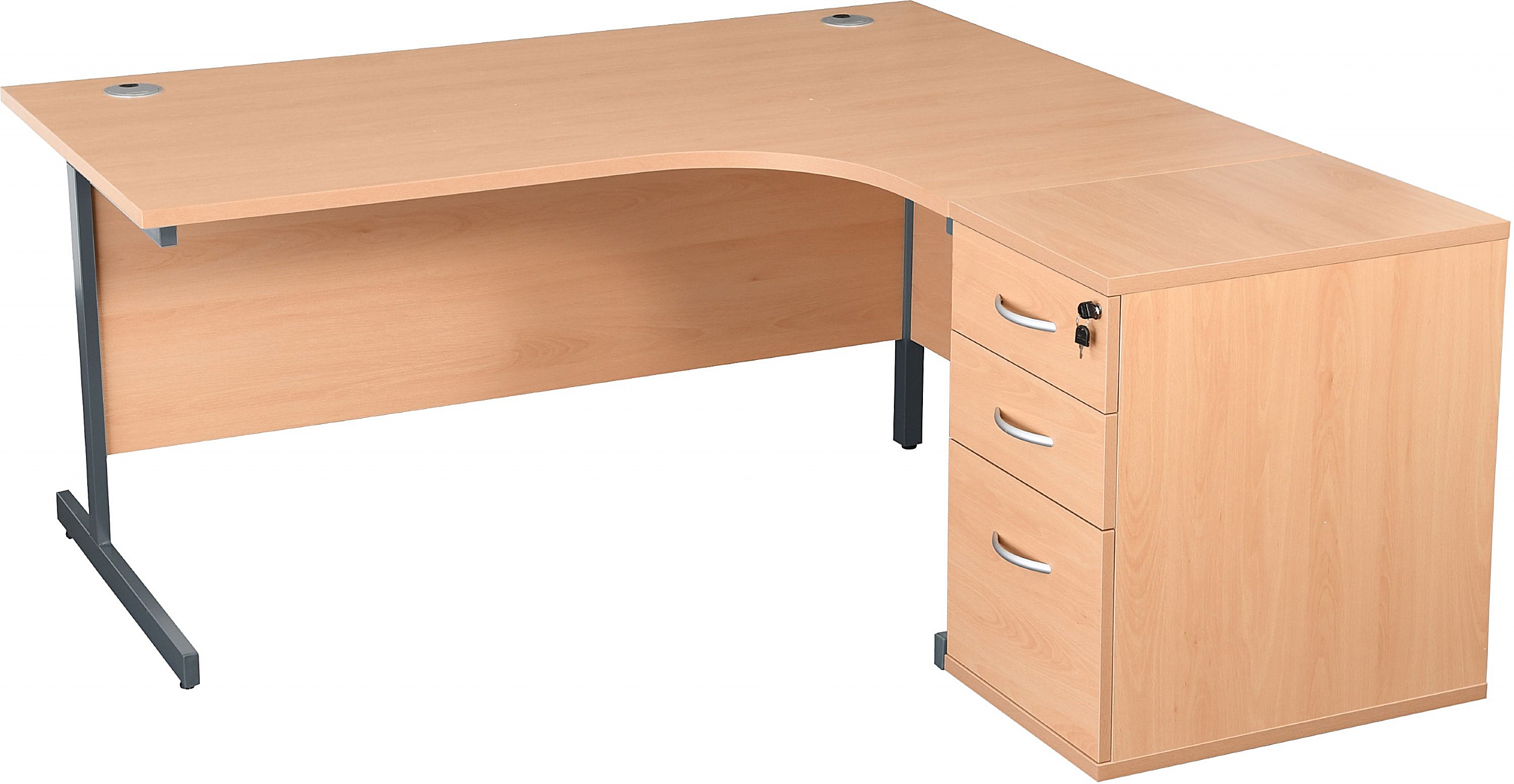 Ergonomic shop reception desk