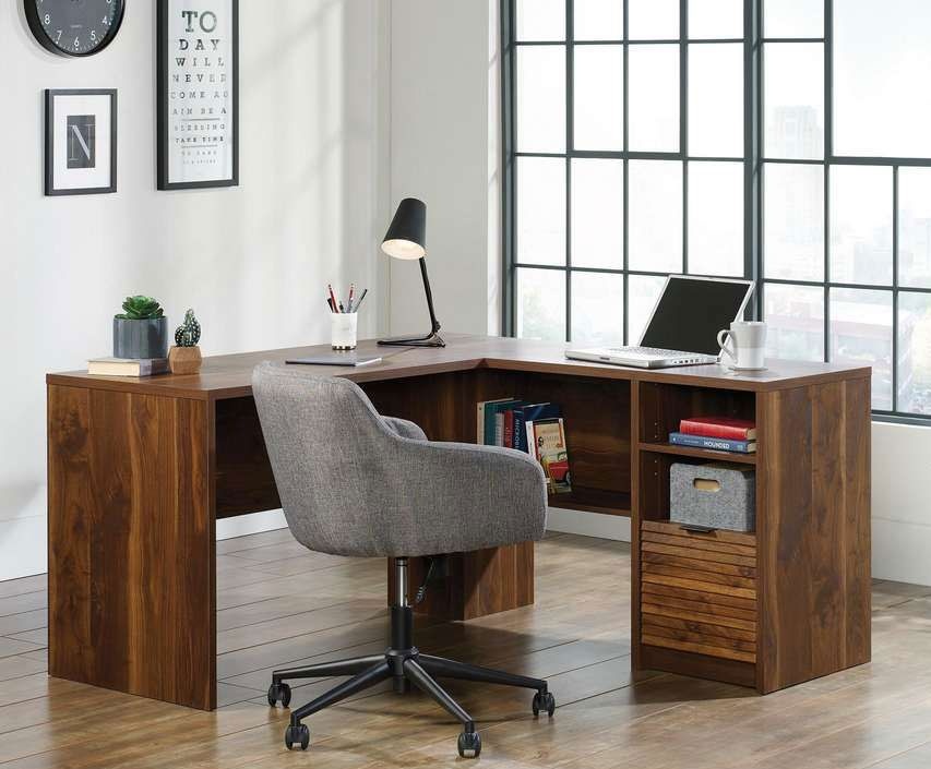 Executive l shaped discount home office desk