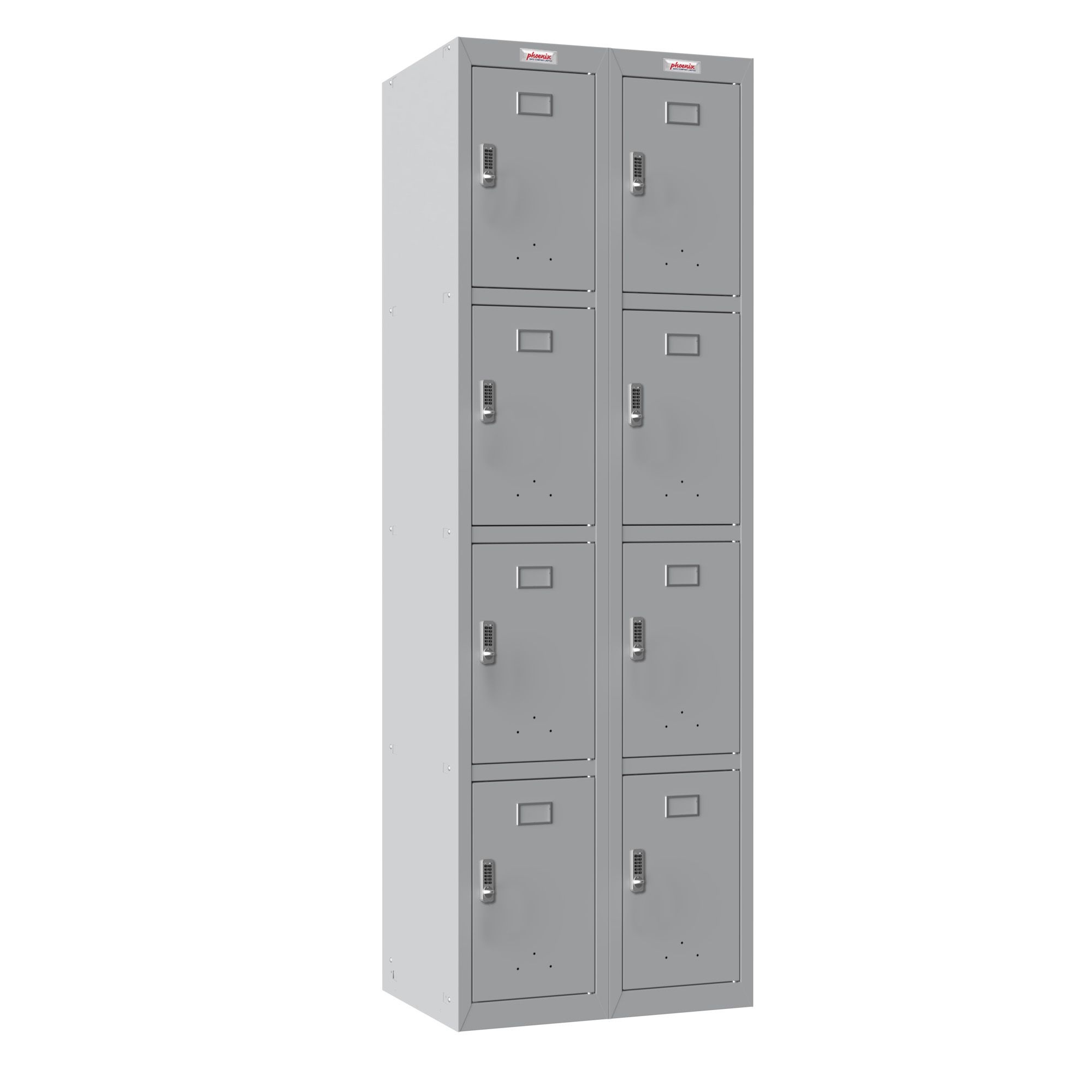 Phoenix PL Series Personal Lockers 8 Door 2 Column With Electronic