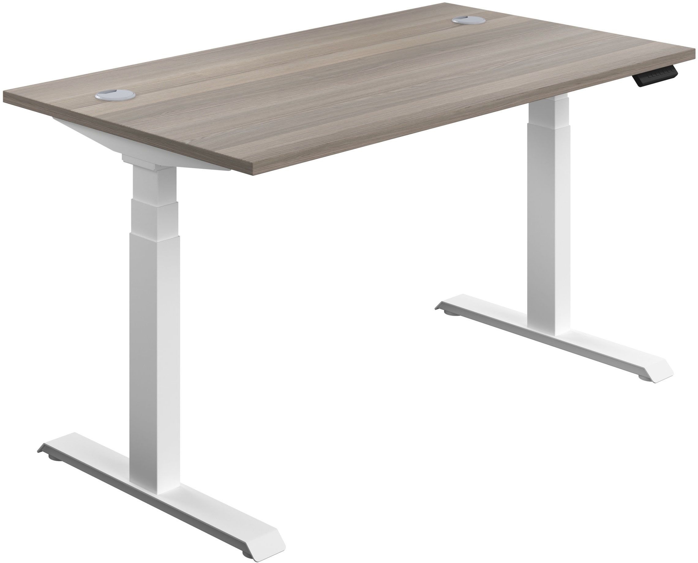 NEXT DAY Commerce II Height Adjustable Rectangular SitStand Desks Rectangular Office Desks